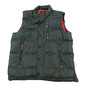 Orvis Essex Down Puffer Vest Men's Size Medium Green 3-Season Outdoor Wear